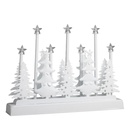Beleuchtete Weihnachts Silhouette Metall Tannenbaum mit 7 LED Sternen – Galeriebild 1, Artikelnummer 18282