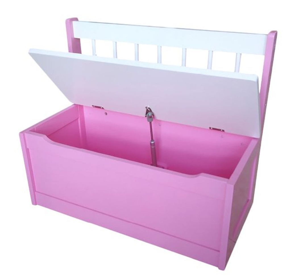 Kinder Truhenbank Kinderbank Sitzbank Aufbewahrung  in Pink – Galeriebild 1, Artikelnummer 13196