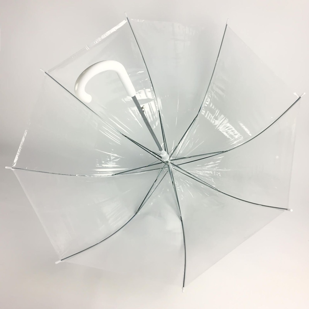 Transparenter Stockschirm mit Automatik, stabiler Regenschirm 83 cm – Galeriebild 1, Artikelnummer 17207