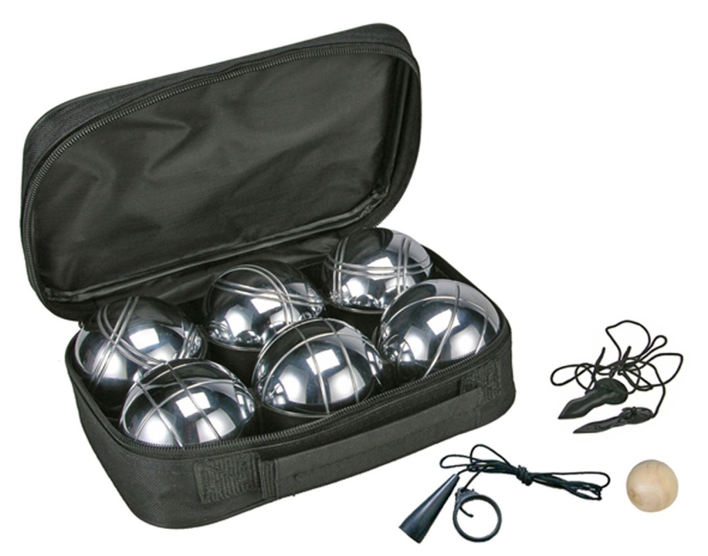 Boule Set Boccia 6 Kugeln Metallkugeln