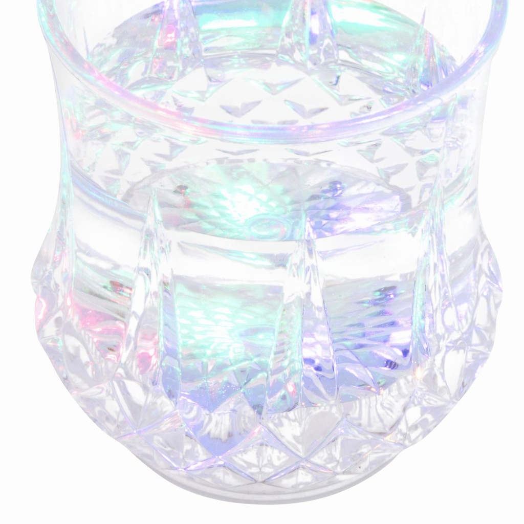 2er Set bunte LED Trinkgläser mit Farbwechsellicht 210ml Kunststoff – Galeriebild 3, Artikelnummer 18310