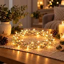 Metall Kranz mit 40 LEDs ca. Ø 30 cm – Galeriebild 1, Artikelnummer 18521