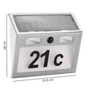 LED Solar Hausnummer Nummer mit Bewegungsmelder Bewegungssensor – Galeriebild 1, Artikelnummer 9531