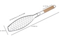 Fischbräter Fischgriller Fischklammer Fischzange Fisch-Grillzange – Galeriebild 1, Artikelnummer 2786