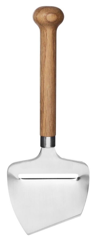 Käsehobel Käseschneider Käsemesser aus Edelstahl & Eichenholz