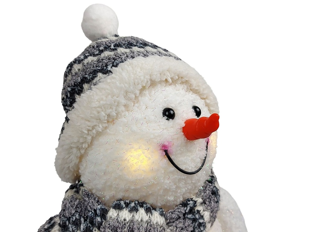 LED Deko Schneemann beleuchtet ca. 33 cm – Galeriebild 3, Artikelnummer 16128