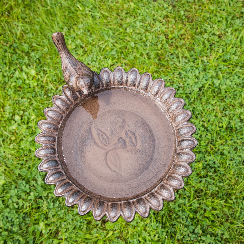 Vogeltränke Vogel Gartendeko Vogelbecken Vogelbad Guss Gusseisen – Galeriebild 2, Artikelnummer 2815