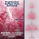 Künstlicher Weihnachtsbaum 180 cm pink mit Metallständer 600 Zweigen – Galeriebild 4, Artikelnummer 7274