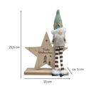 Weihnachtsdeko Set mit LED Baum, Lichterkette & Wichtel auf Holzstern – Galeriebild 6, Artikelnummer 18302