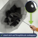 Regenschirm Automatiktaschenschirm windfest 97 cm schwarz mit Hülle – Galeriebild 2, Artikelnummer 2493