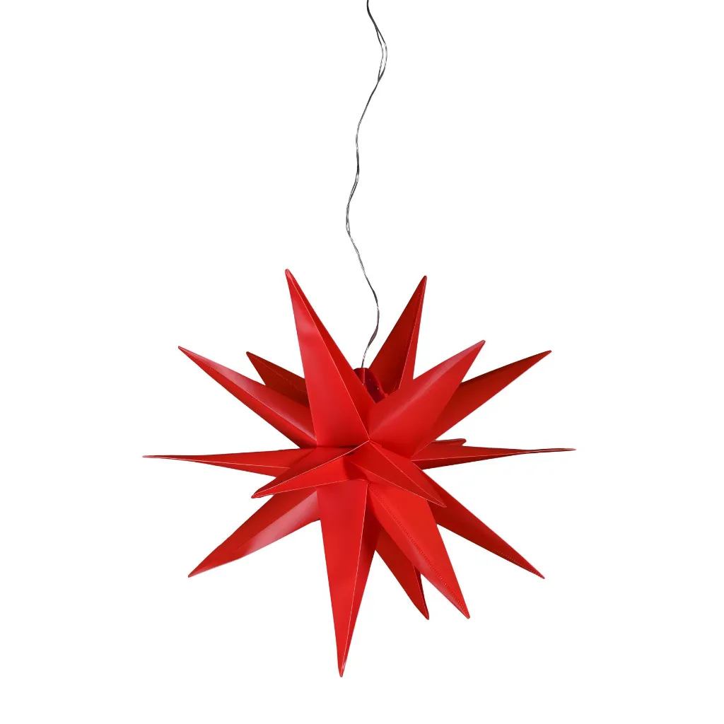 LED Weihnachtsstern rot - für den Außengebrauch, ca. Ø 56 cm – Galeriebild 1, Artikelnummer 18506