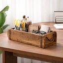 Deko Holzkiste Ziegelform aus recyceltem Holz mit Metallgriff 33x16 cm – Galeriebild 7, Artikelnummer 18213