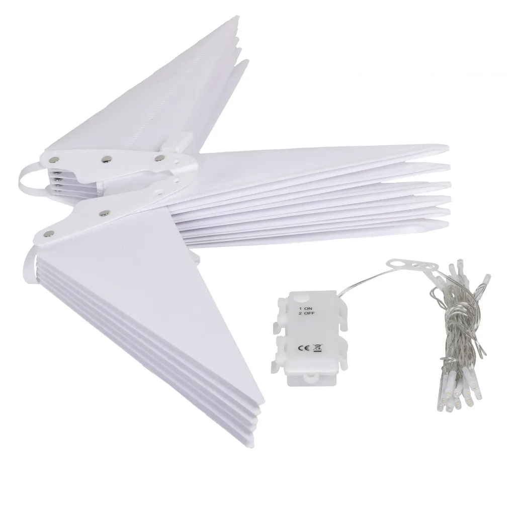 LED Weihnachtsstern weiß - für den Außengebrauch, ca. Ø 56 cm – Galeriebild 1, Artikelnummer 18507