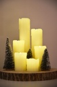 6 LED Echtwachskerzen flackernd warmweiß Set – Galeriebild 1, Artikelnummer 13177