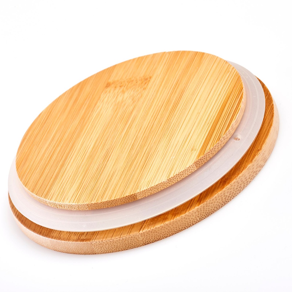 Zeller Keramik Vorratsdose, Bambusdeckel, 1150ml – Galeriebild 2, Artikelnummer 14806