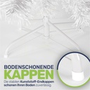 Weißer Weihnachtsbaum 90–180 cm künstlicher Tannenbaum in 4 Größen – Galeriebild 4, Artikelnummer 18345
