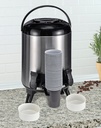 Edelstahl Warmhalte-Airport Pumpkanne Thermo Isolierkanne Kaffeekanne 9 Liter – Galeriebild 2, Artikelnummer 10363