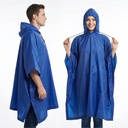 2x Regenponcho Unisex mit Kapuze blau Regencape Universalgröße – Galeriebild 5, Artikelnummer 2222
