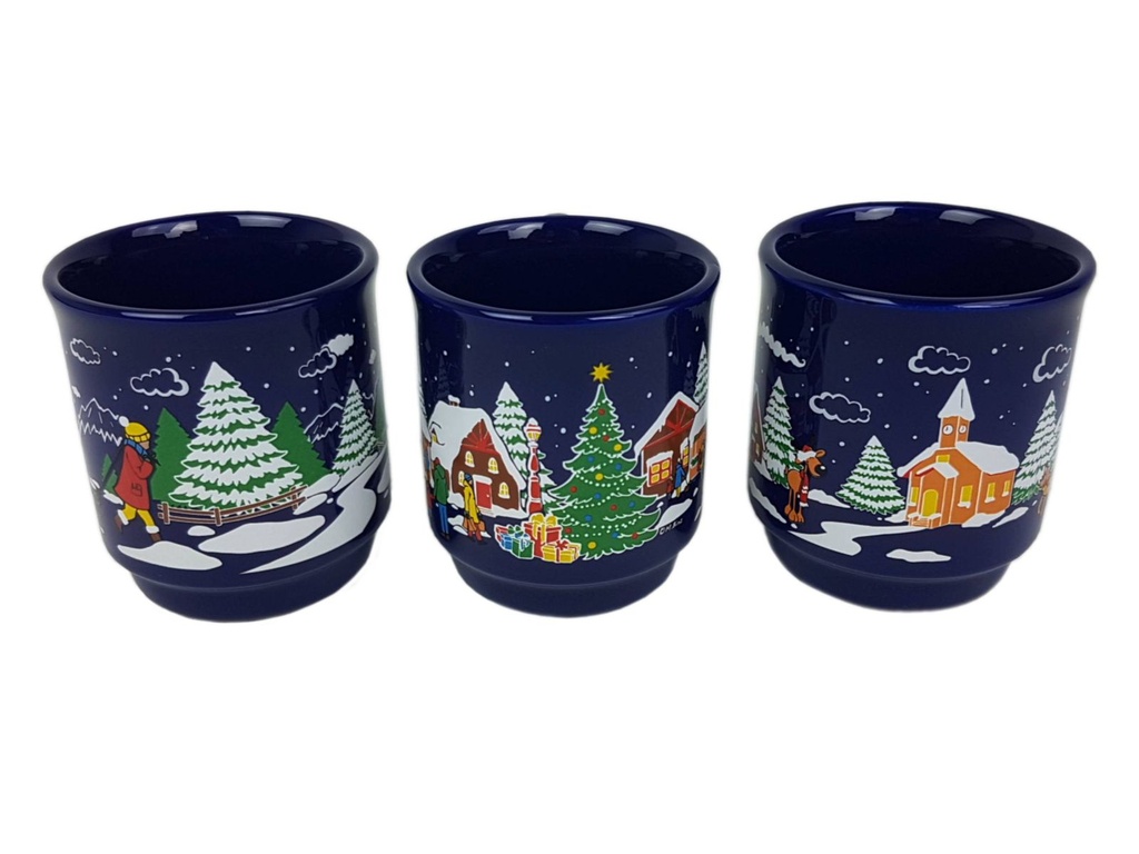 Glühwein Keramiktasse Weihnachten 0,2 L