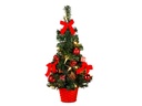 Künstlicher Weihnachtsbaum 40 cm mit LED Beleuchtung und Deko – Galeriebild 1, Artikelnummer 5899