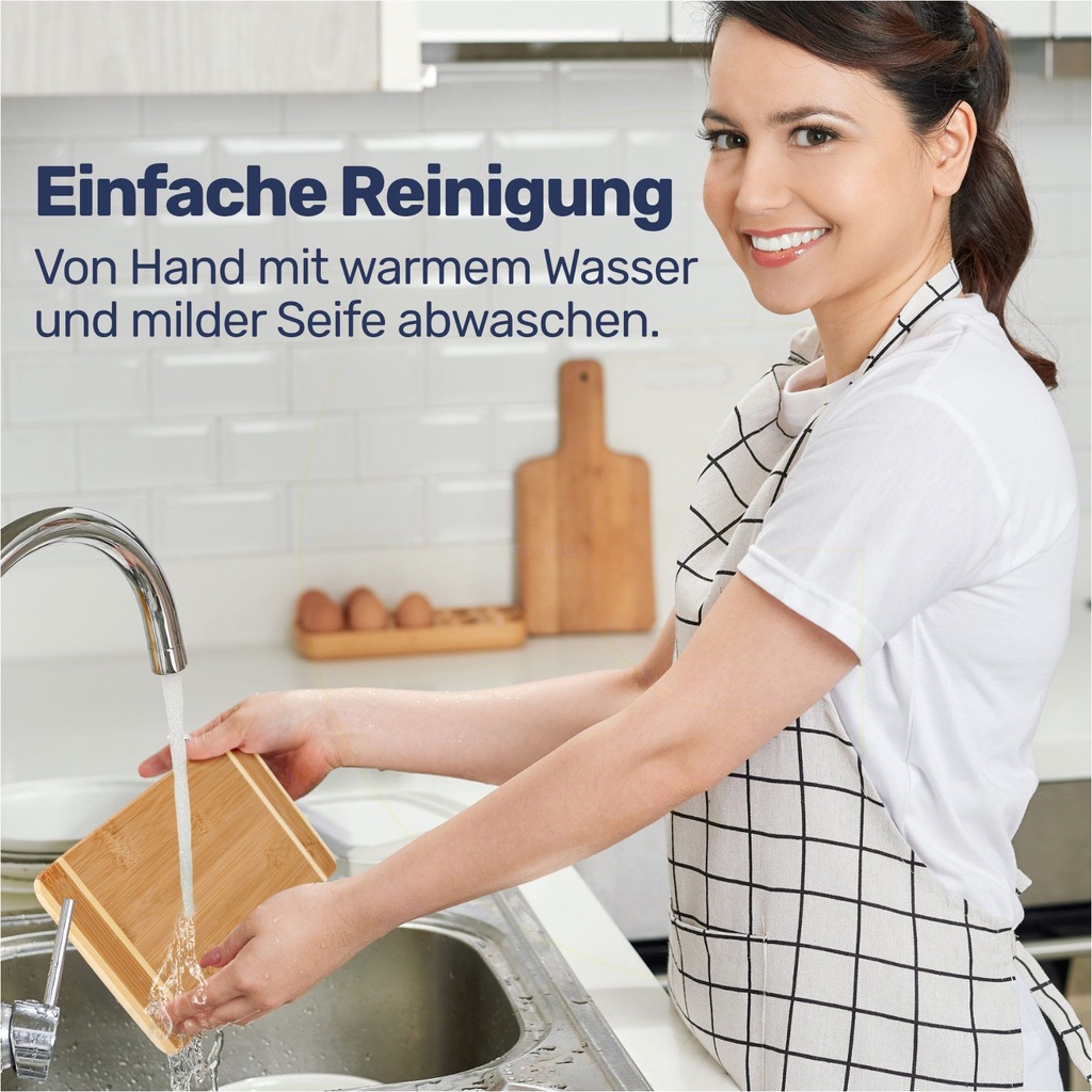 Bambus Frühstücksbrettchen Schneidebretter Set – Galeriebild 5, Artikelnummer 17293