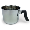EDELSTAHL Milchkochtopf Kochtopf Milchtopf Topf Kuvertüre SYLT 1,5L – Galeriebild 1, Artikelnummer 2628