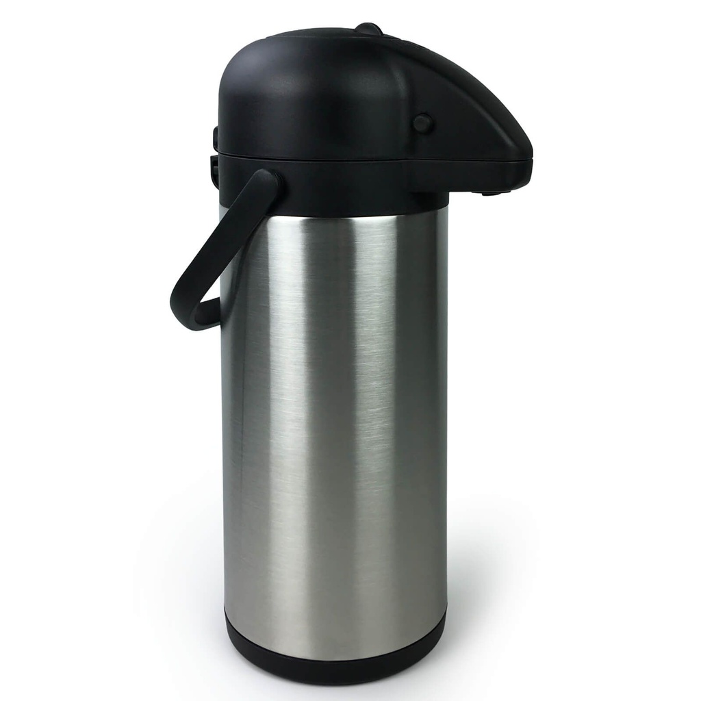Edelstahl Airport Pumpkanne Thermoskanne Fassungsvermögen 3 Liter – Galeriebild 2, Artikelnummer 17216