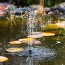 Solar Springbrunnen Ø 16 cm mit 7 verschiedene Düsen – Galeriebild 5, Artikelnummer 17287