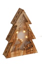 Hölzerner Weihnachtsbaum LED Weihnachtsdeko Weihnachtsbeleuchtung – Galeriebild 2, Artikelnummer 13019