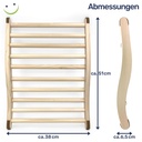 Rückenlehne ergonomische S-Form Sauna Saunazubehör Holz – Galeriebild 6, Artikelnummer 1509