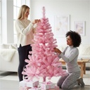 Pinker Weihnachtsbaum 150 cm künstlich mit Metallständer 440 Zweigen – Galeriebild 5, Artikelnummer 3007