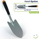 5-tlg. Gartenwerkzeug Set Harke Hacke Kralle Stahl – Galeriebild 6, Artikelnummer 17028