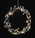 Metall Kranz mit 40 LEDs ca. Ø 30 cm – Galeriebild 1, Artikelnummer 18521