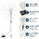 LED Gartenstecker Polar Stern mit Timer – Für Innen und Außen – Galeriebild 2, Artikelnummer 17554