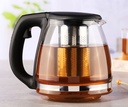 Glaskanne mit Edelstahl Filter 1,2L – Galeriebild 2, Artikelnummer 9482