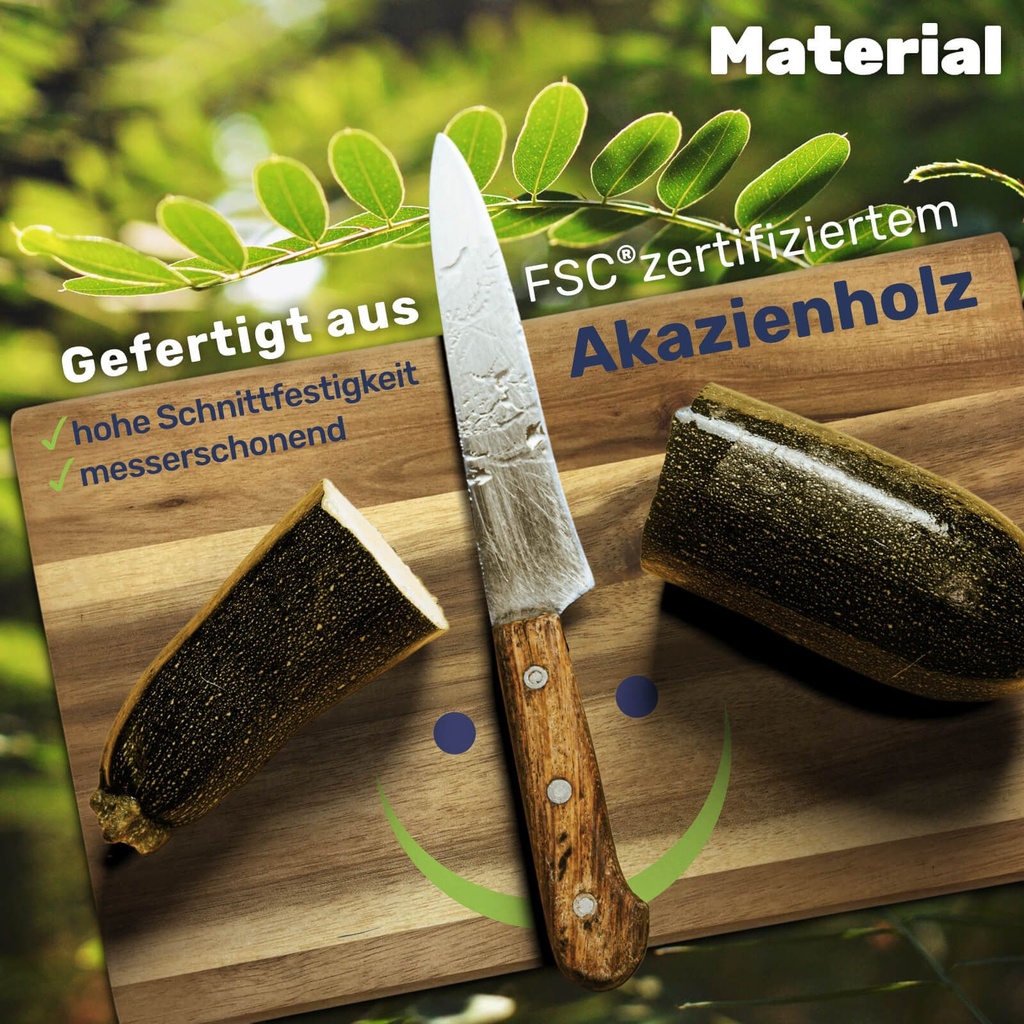 Frühstücksbretter Brettchen Holzbrettchen aus Akazienholz – Galeriebild 3, Artikelnummer 17258