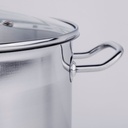 Edelstahl Universaltopf 20 L m. Glasdeckel – Galeriebild 2, Artikelnummer 9474