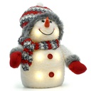 Leuchtender Schneemann 24 cm LED Weihnachtsdeko batteriebetrieben – Galeriebild 5, Artikelnummer 8169