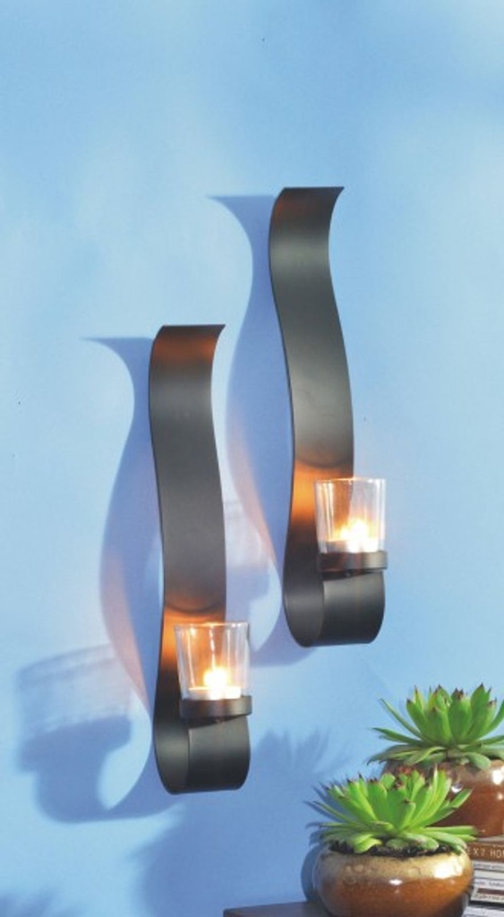 Wandkerzenhalter 2er Set Deko – Galeriebild 1, Artikelnummer 2667