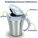 2er Set Edelstahl Thermo Sauciere Einhand Soßenkanne – Galeriebild 3, Artikelnummer 17213