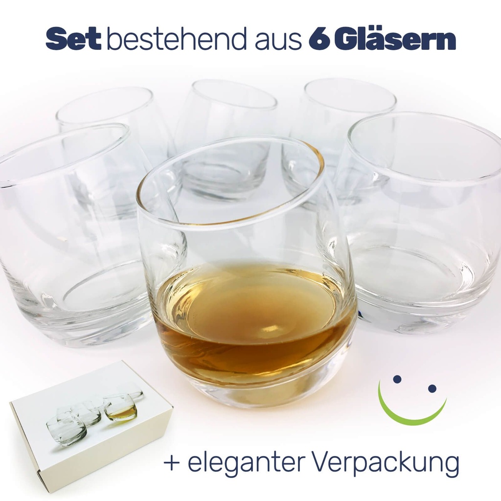 6 x Bar Rocking Whisky Glas 200 ml – Galeriebild 5, Artikelnummer 2930