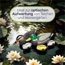 Schwimmenten-Set aus Kunststoff 5-teilig Realistische Teichdeko – Galeriebild 2, Artikelnummer 17887