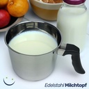 EDELSTAHL Milchkochtopf Kochtopf Milchtopf Topf Kuvertüre SYLT 1,5L – Galeriebild 2, Artikelnummer 2628