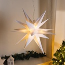 LED Weihnachtsstern weiß - für den Außengebrauch, ca. Ø 56 cm, Artikelnummer 18507