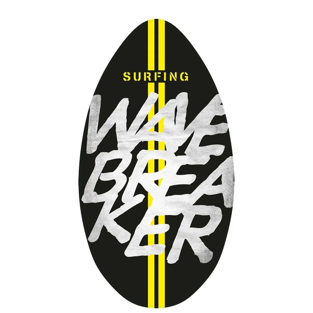 SportX Skimboard Wavebreaker 94 cm Holz Surfbrett Schwarz
