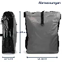 Tarpaulin-Fahrradtasche grau – Galeriebild 1, Artikelnummer 18365