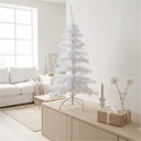 Weißer Weihnachtsbaum 90 cm künstlicher Tannenbaum 100 Spitzen – Galeriebild 5, Artikelnummer 8125