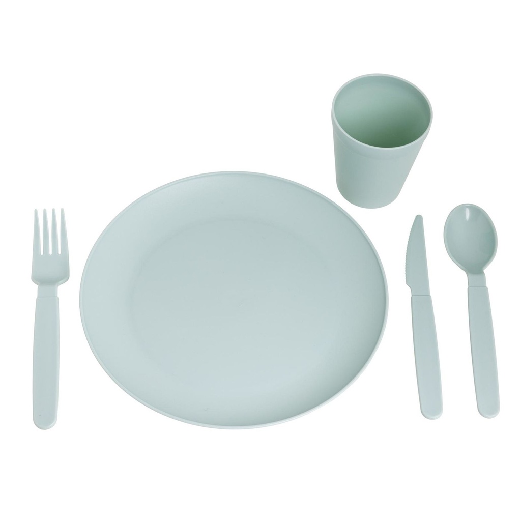 Picknick-Set 21-tlg. aus Kunststoff für Camping, Garten und Ausflüge – Galeriebild 3, Artikelnummer 18104