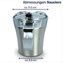 2er Set Edelstahl Thermo Sauciere Einhand Soßenkanne – Galeriebild 8, Artikelnummer 17213