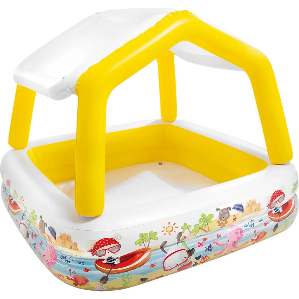 INTEX Sun Shade Pool mit Sonnendach, 157 x 157 x 122 cm, Artikelnummer 18477